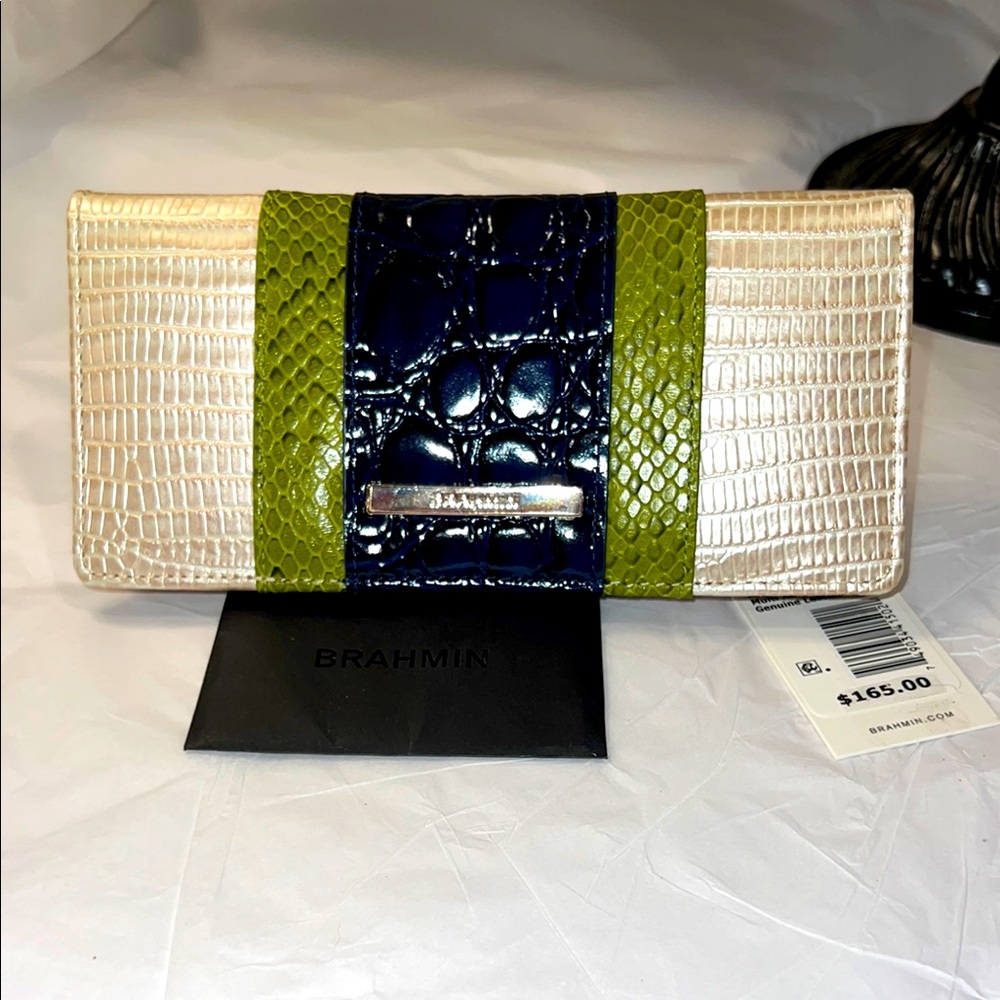 Brahmin Ady wallet multi Antiguo leather NEW